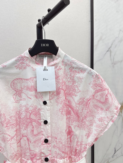 CD 25SS print dress