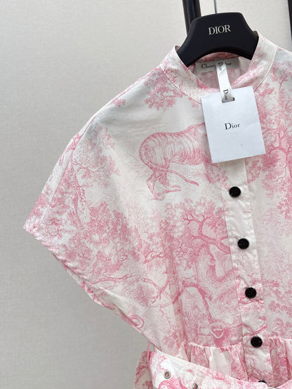 CD 25SS print dress