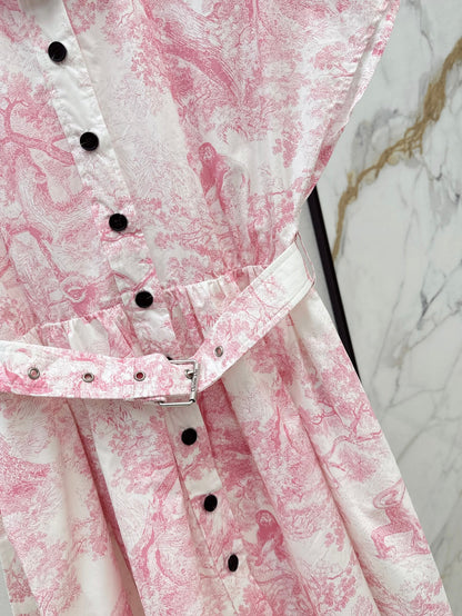 CD 25SS print dress