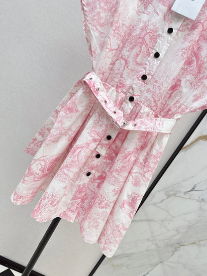 CD 25SS print dress