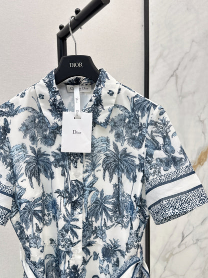 CD 25ss print dress