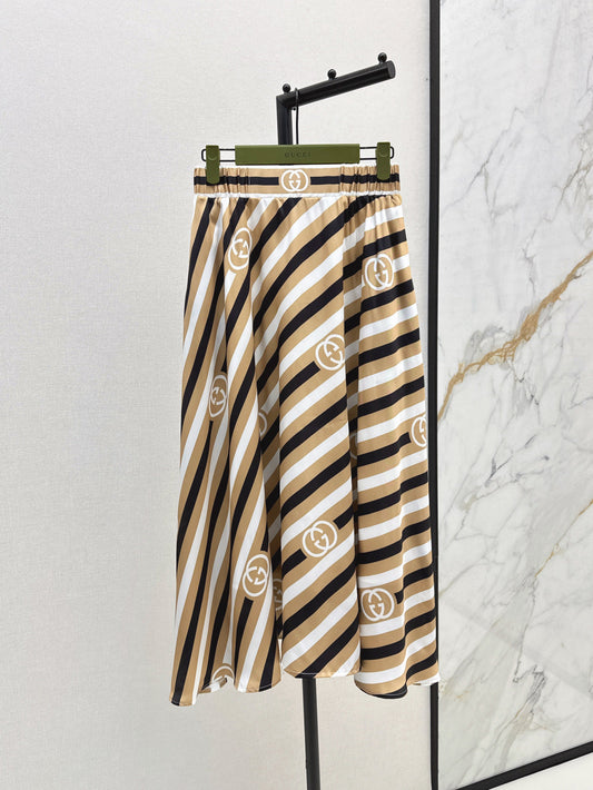 Guc 25ss print skirt