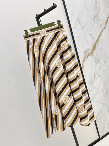 Guc 25ss print skirt