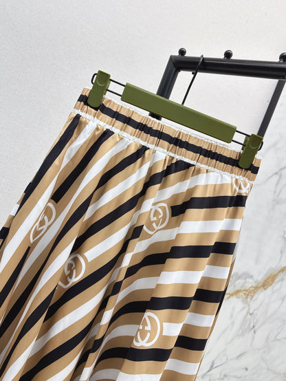 Guc 25ss print skirt