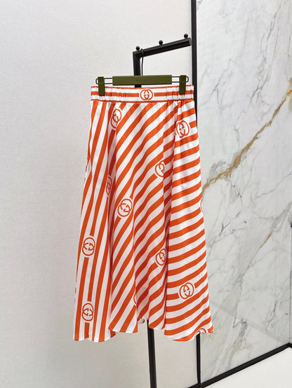 Guc 25ss print skirt
