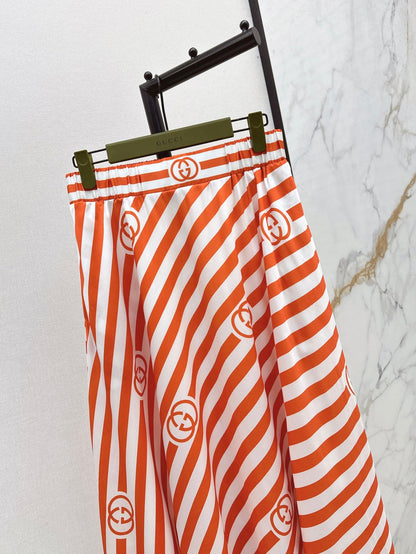 Guc 25ss print skirt