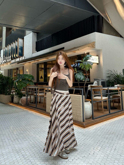 Guc 25ss print skirt