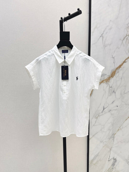 Ral 25ss Linen polo shirt