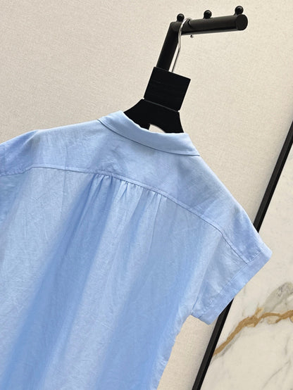 Ral 25ss linen polo shirt