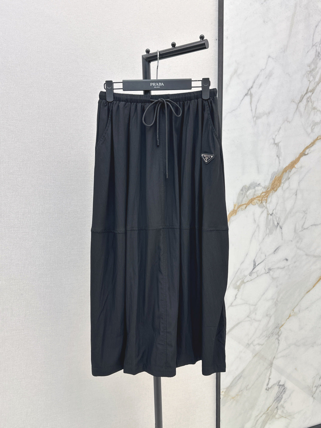 Pra 25ss drawstring skirt