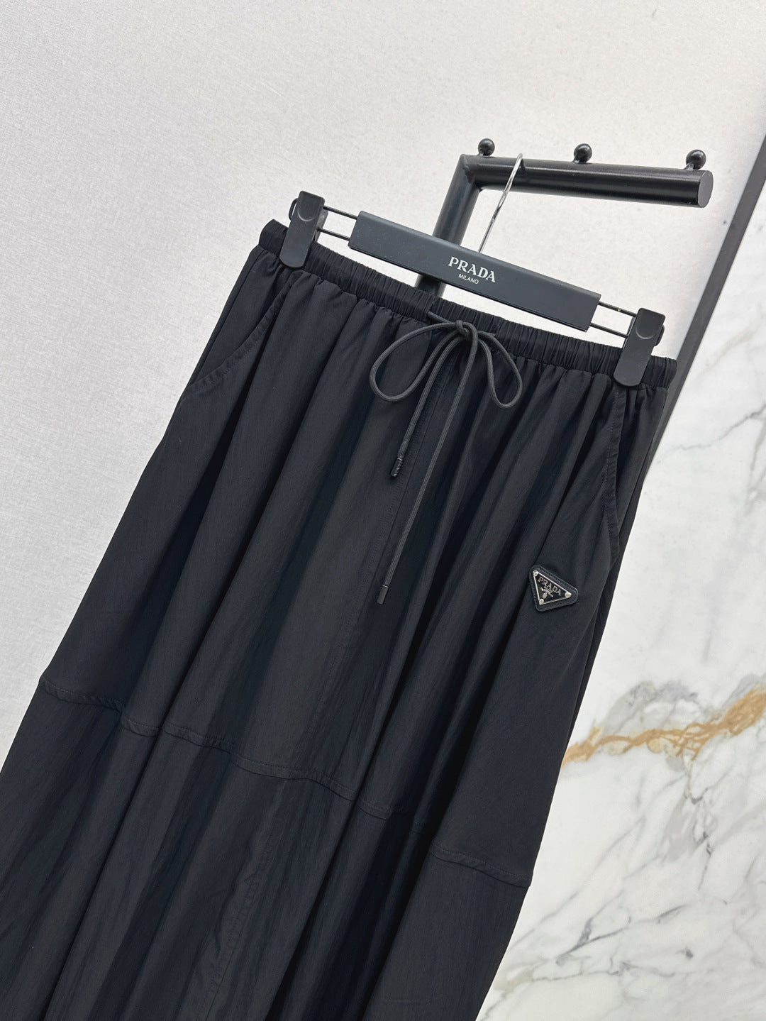 Pra 25ss drawstring skirt