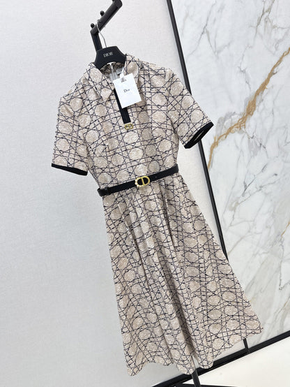 CD 25ss jacquard dress