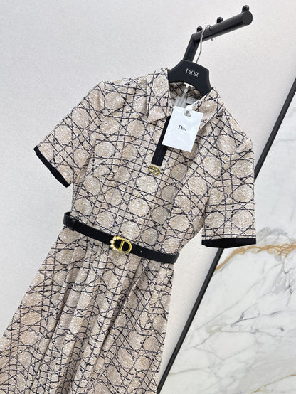 CD 25ss jacquard dress