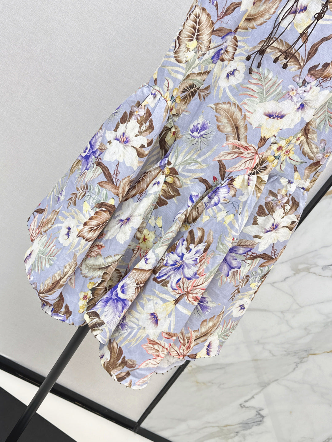 Zimm 25ss print linen skirt