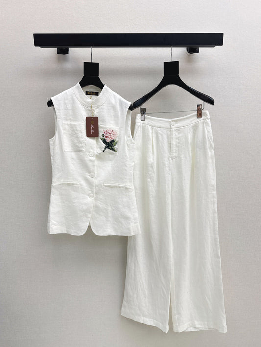 Loro 25ss linen suit