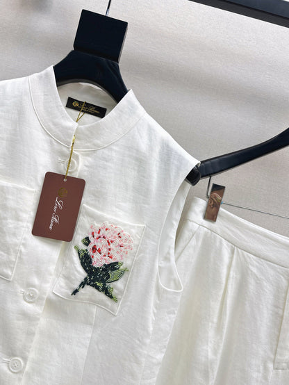 Loro 25ss linen suit