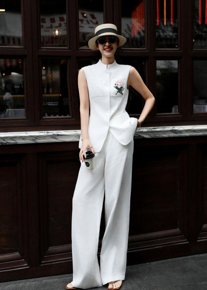 Loro 25ss linen suit