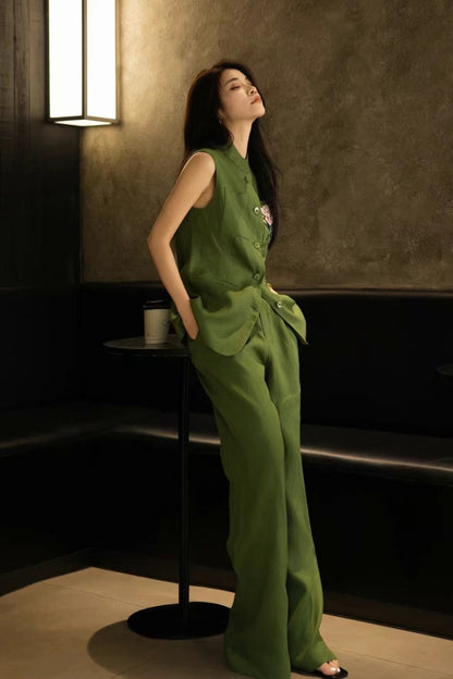 Loro 25ss linen suit
