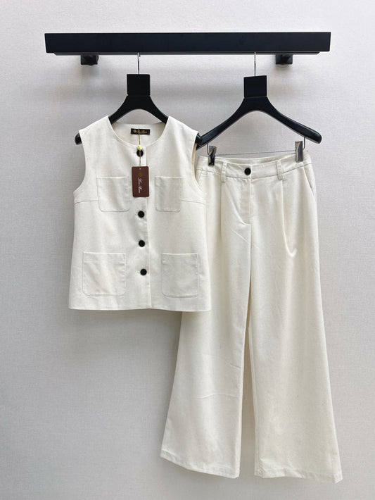 Loro 25ss vest pants set