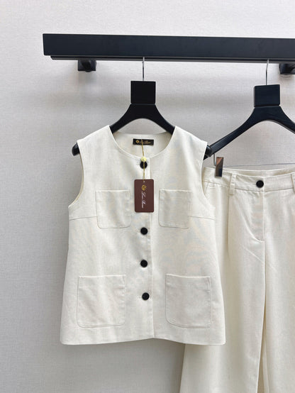 Loro 25ss vest pants set