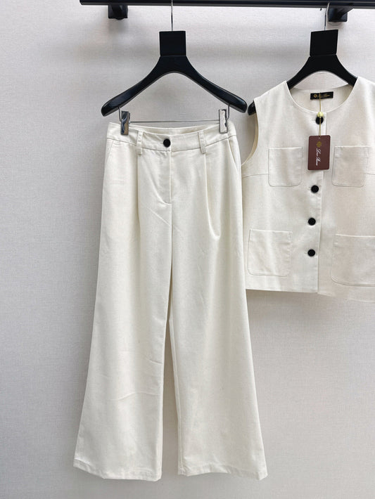 Loro 25ss vest pants set
