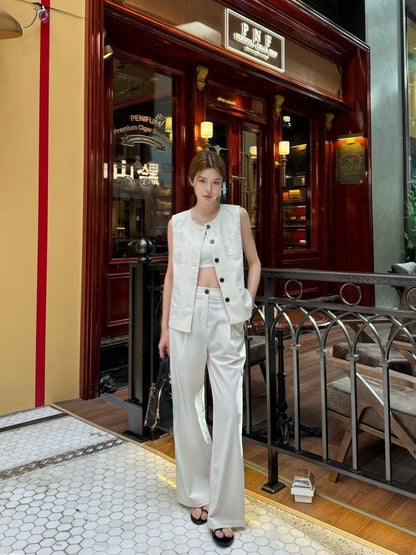 Loro 25ss vest pants set