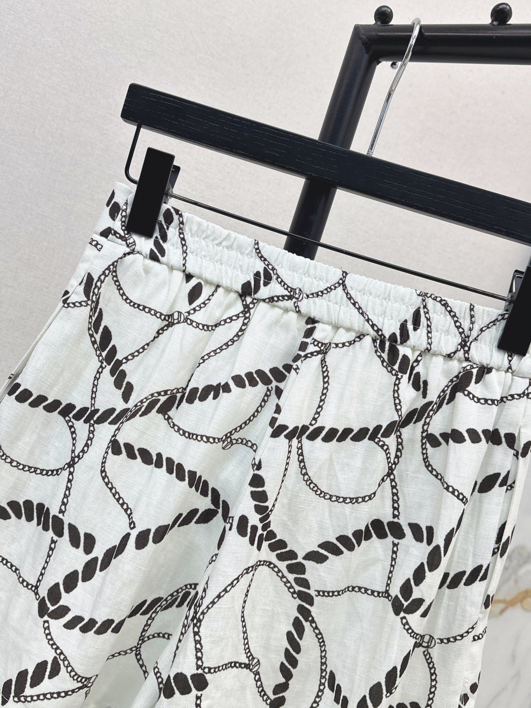 Herm 25ss linen print short
