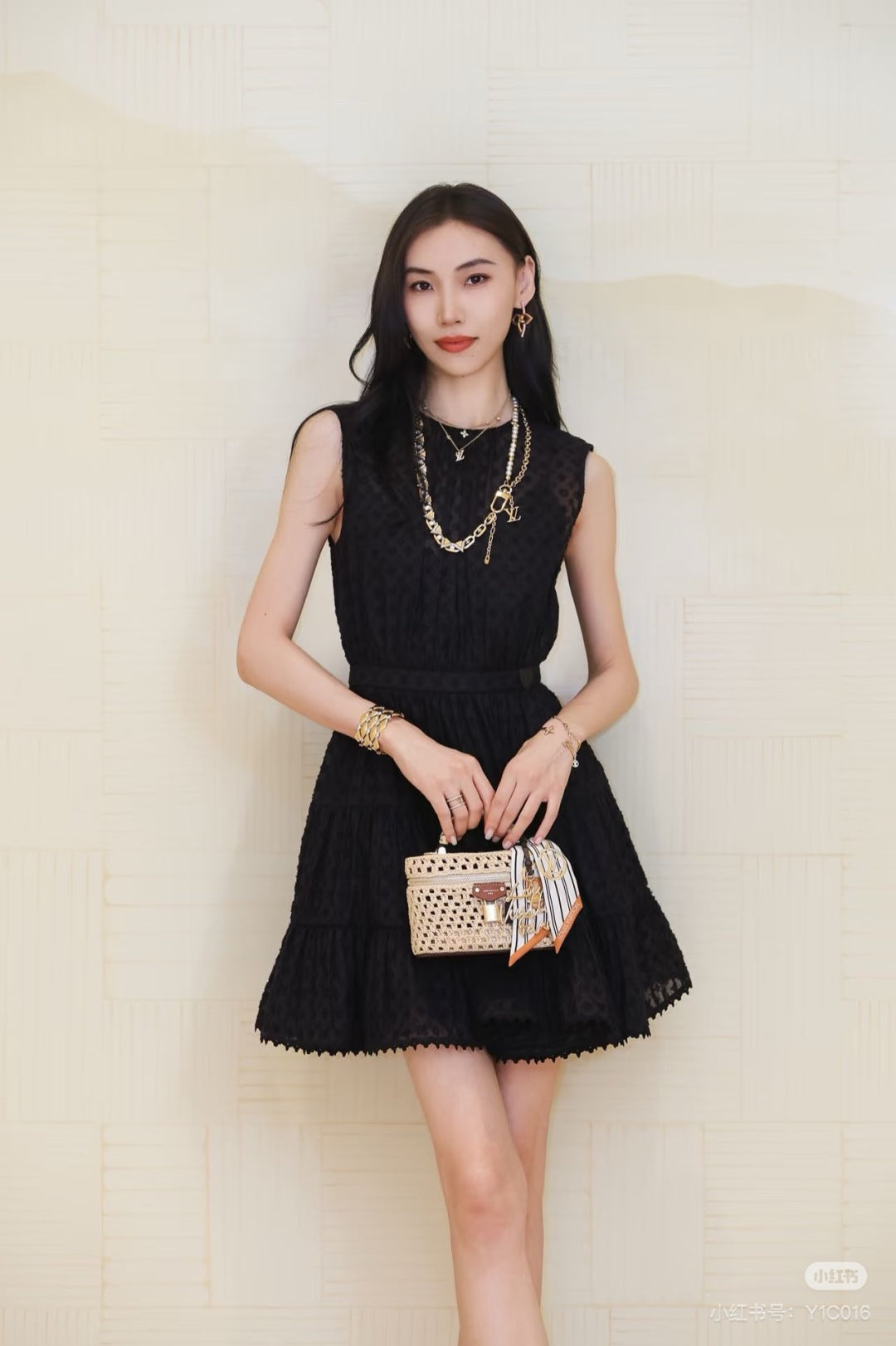 Louis 25ss jacquard dress