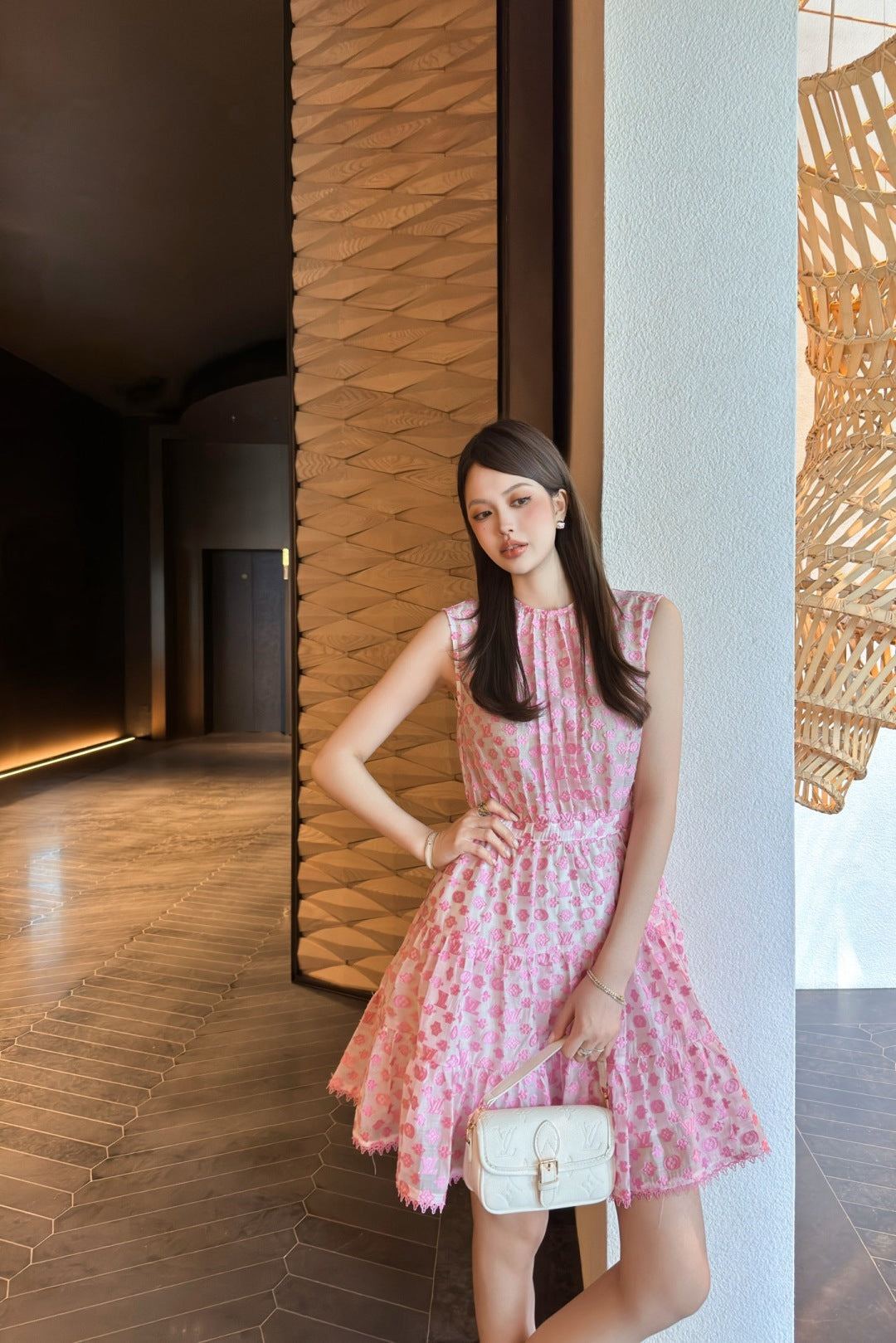 Louis 25ss jacquard dress