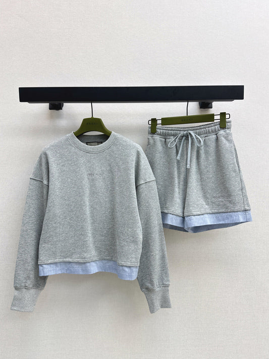 Guc 25ss sweatshirt suit
