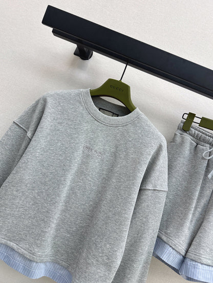 Guc 25ss sweatshirt suit