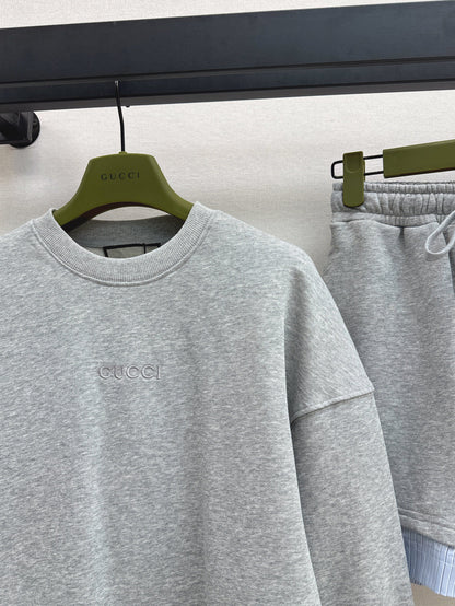 Guc 25ss sweatshirt suit