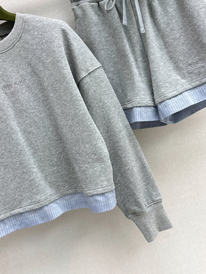 Guc 25ss sweatshirt suit