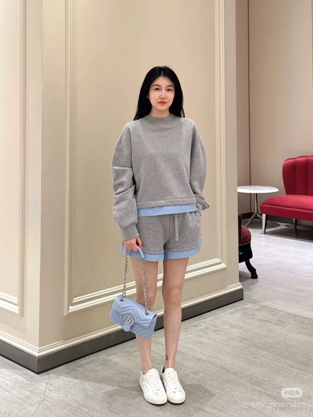 Guc 25ss sweatshirt suit
