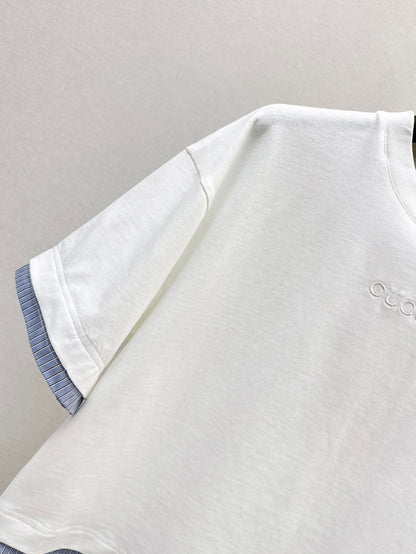 Guc 25ss embroidered t-shirt