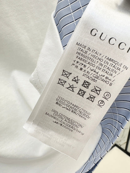 Guc 25ss embroidered t-shirt