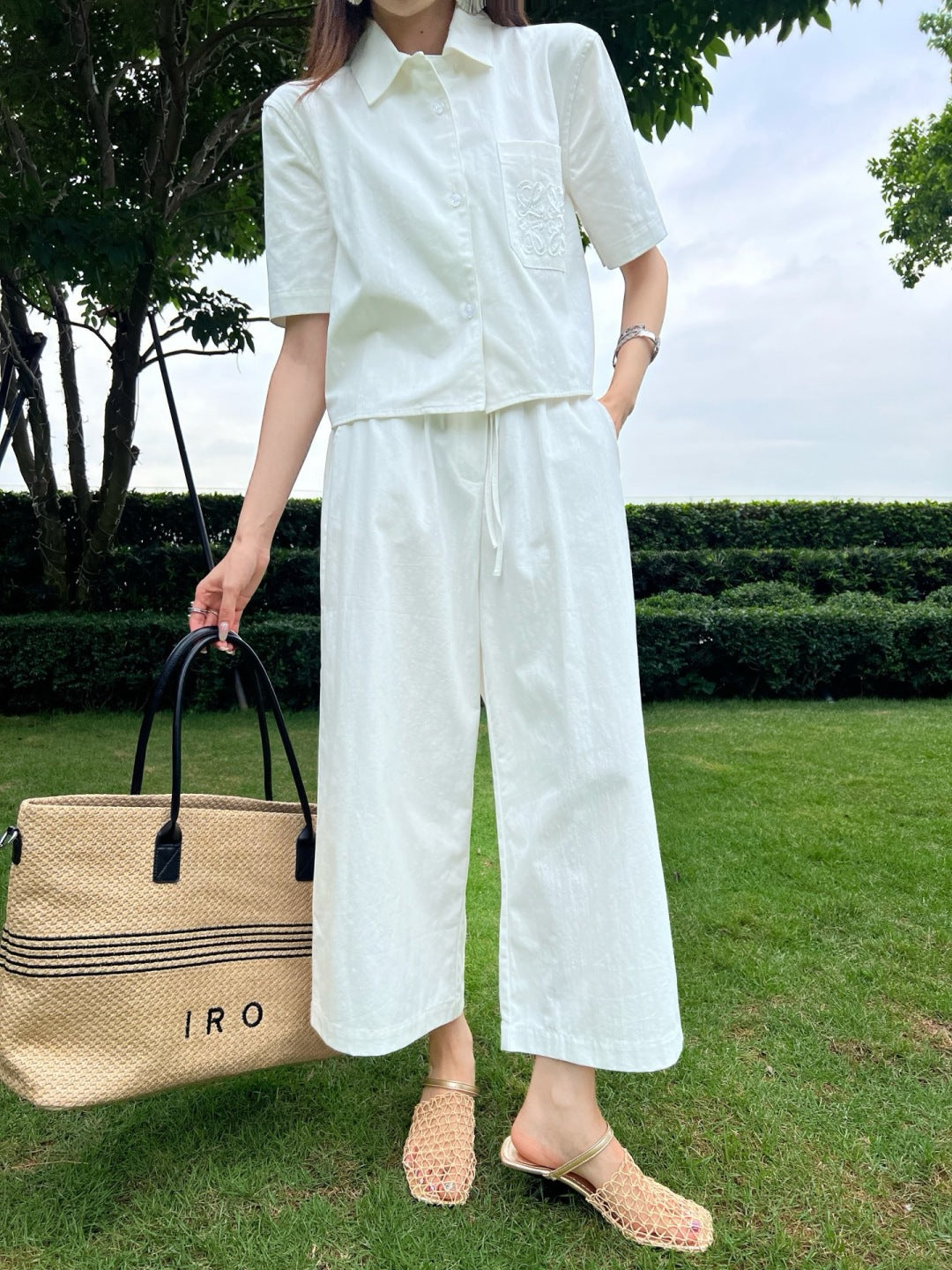 Loe 25ss ankle pants