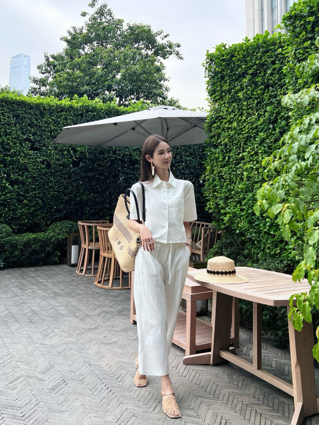 Loe 25ss ankle pants