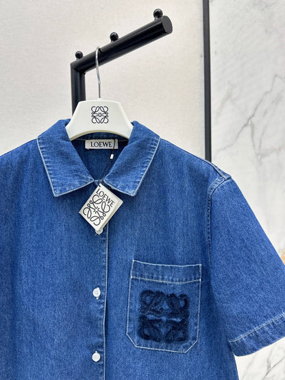 Loe 25ss denim shirt