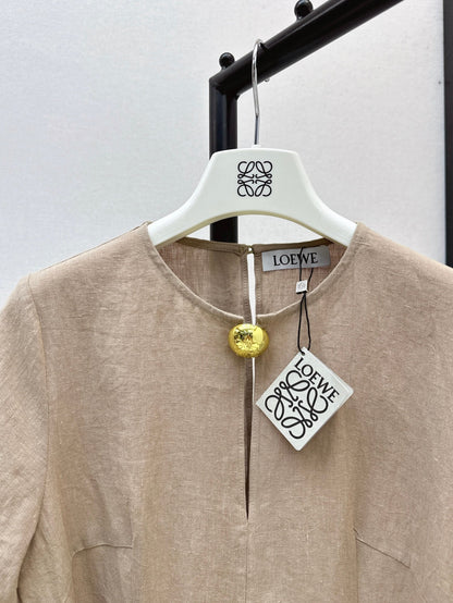 Loe 25ss Linen dress