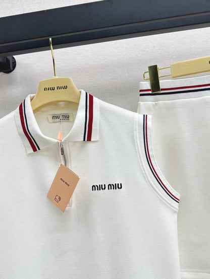 Miu 25ss vest skirt set