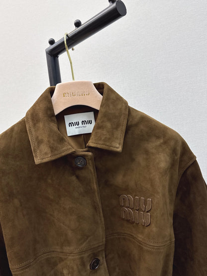 Miu suede jacket