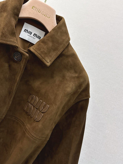Miu suede jacket