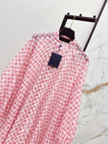 Louis 25ss cape shirt