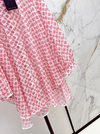 Louis 25ss cape shirt