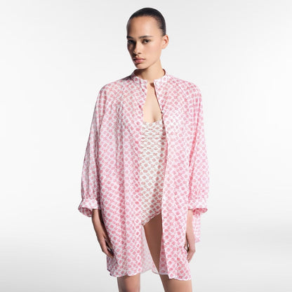 Louis 25ss cape shirt