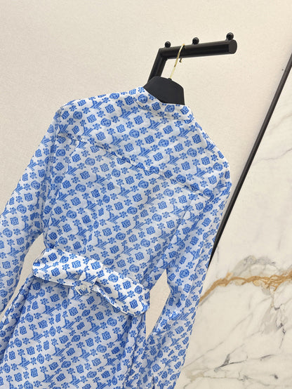 Louis 25ss jacquard dress