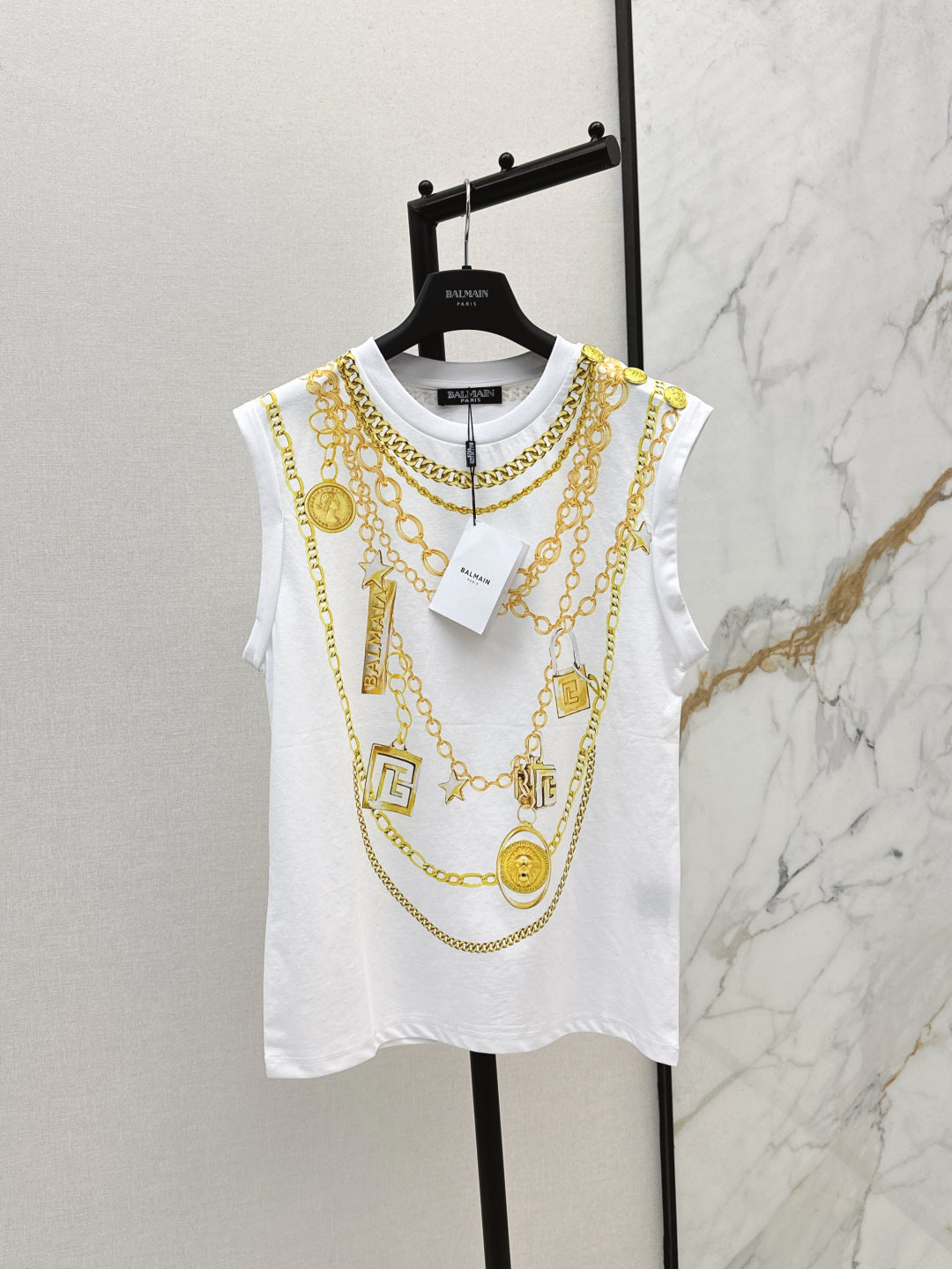 Bal 25ss print vest