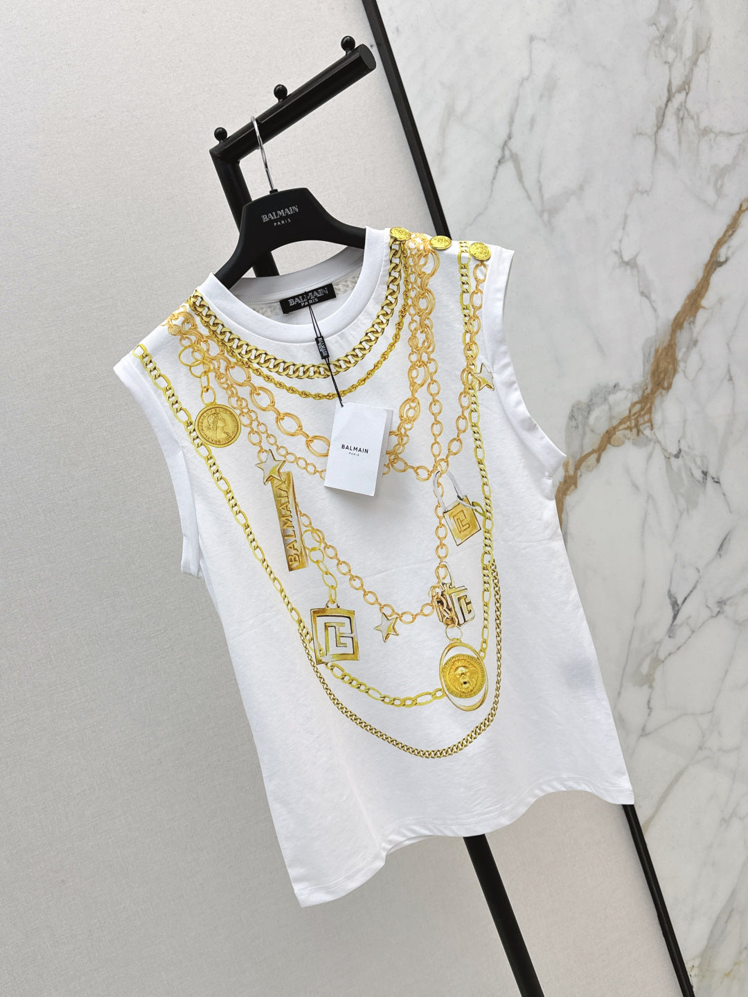 Bal 25ss print vest