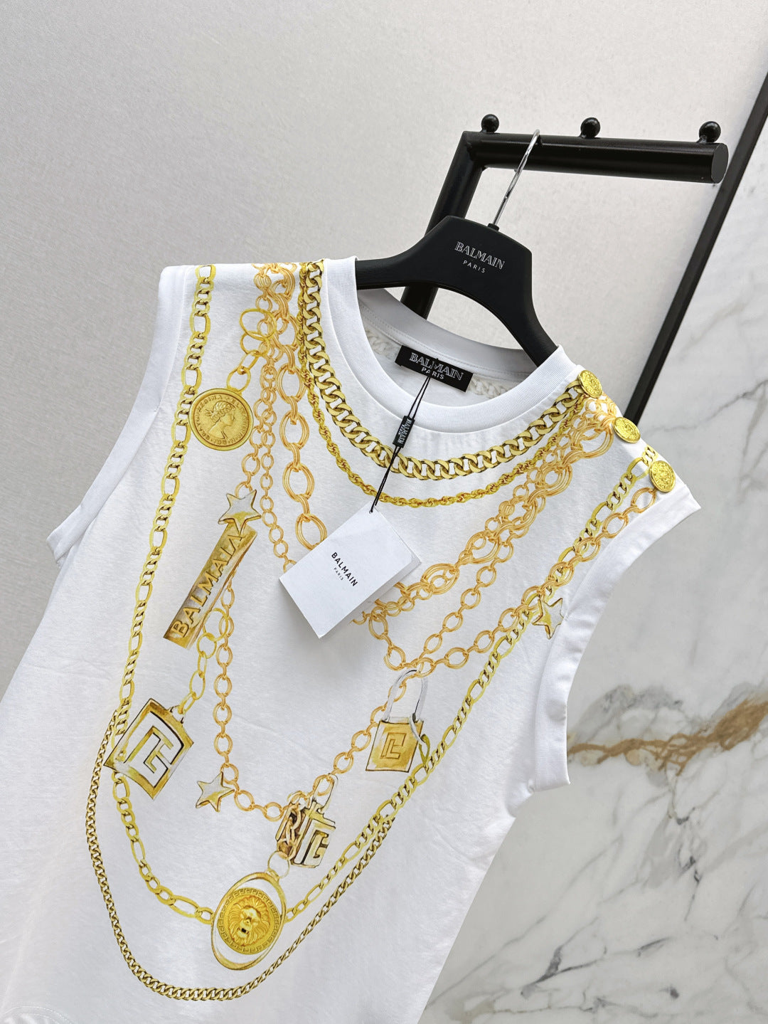 Bal 25ss print vest